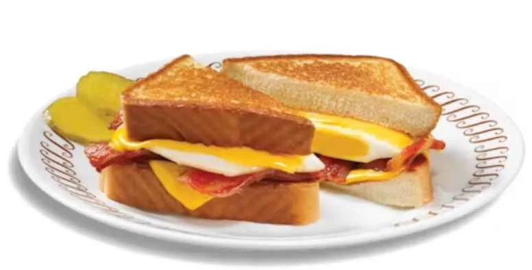 Waffle House Menu 2025 – Prices, Nutrition & Must-Try Dishes 14 TEXAS BACON EGG CHEESE MELT