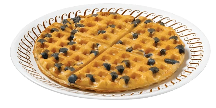 Waffle House Menu 2025 – Prices, Nutrition & Must-Try Dishes 19 BLUEBERRY WAFFLE